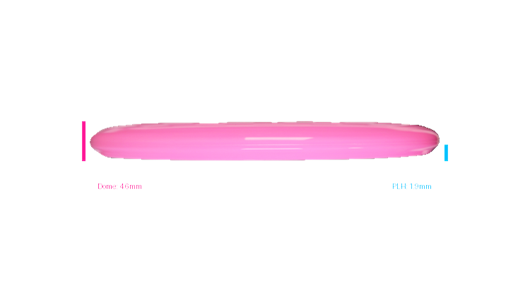 Latitude 64 2026 BYOP Toxic Crowns Gold Ruby Putter Profile View
