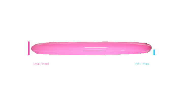 Latitude 64 2026 BYOP Toxic Crowns Gold Ruby Putter Profile View