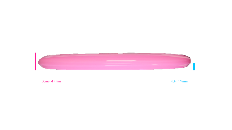 Latitude 64 2026 BYOP Toxic Crowns Gold Ruby Putter Profile View