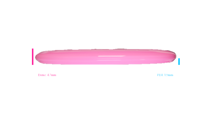 Latitude 64 2026 BYOP Toxic Crowns Gold Ruby Putter Profile View