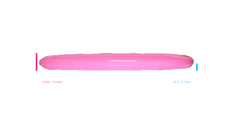 Latitude 64 2026 BYOP Toxic Crowns Gold Ruby Putter Profile View