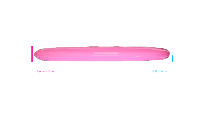 Latitude 64 2026 BYOP Toxic Crowns Gold Ruby Putter Profile View