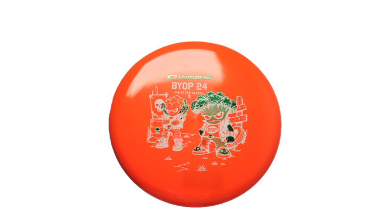 Latitude 64 2026 BYOP Toxic Crowns Gold Ruby Putter Front View