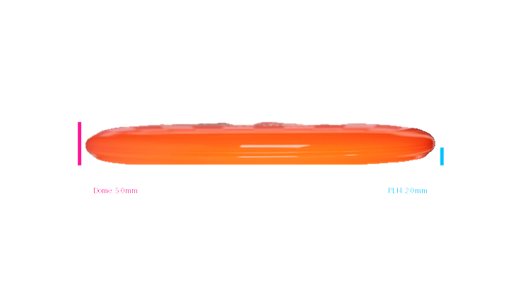 Latitude 64 2026 BYOP Toxic Crowns Gold Ruby Putter Profile View
