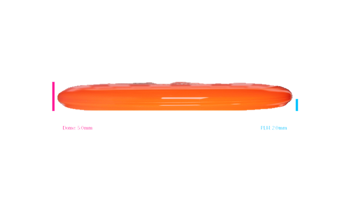 Latitude 64 2026 BYOP Toxic Crowns Gold Ruby Putter Profile View