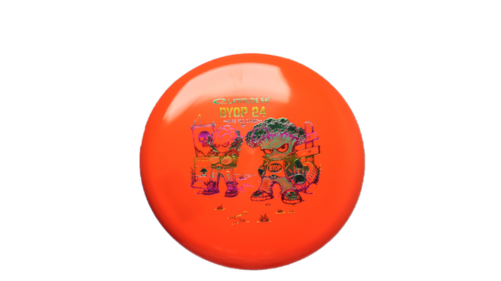 Latitude 64 2026 BYOP Toxic Crowns Gold Ruby Putter Front View