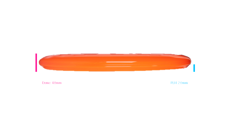 Latitude 64 2026 BYOP Toxic Crowns Gold Ruby Putter Profile View