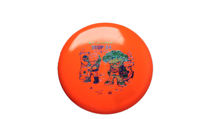 Latitude 64 2026 BYOP Toxic Crowns Gold Ruby Putter Front View