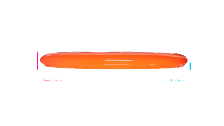 Latitude 64 2026 BYOP Toxic Crowns Gold Ruby Putter Profile View