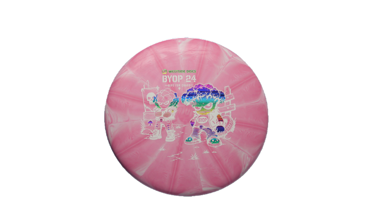 Westside Discs 2026 BYOP Toxic Crowns BT Medium Burst Maiden Putter Front View