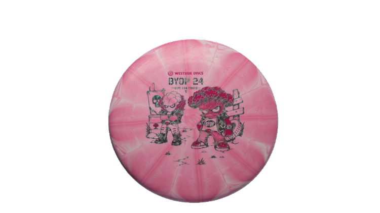 Westside Discs 2026 BYOP Toxic Crowns BT Medium Burst Maiden Putter Front View