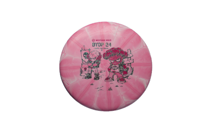 Westside Discs 2026 BYOP Toxic Crowns BT Medium Burst Maiden Putter Front View