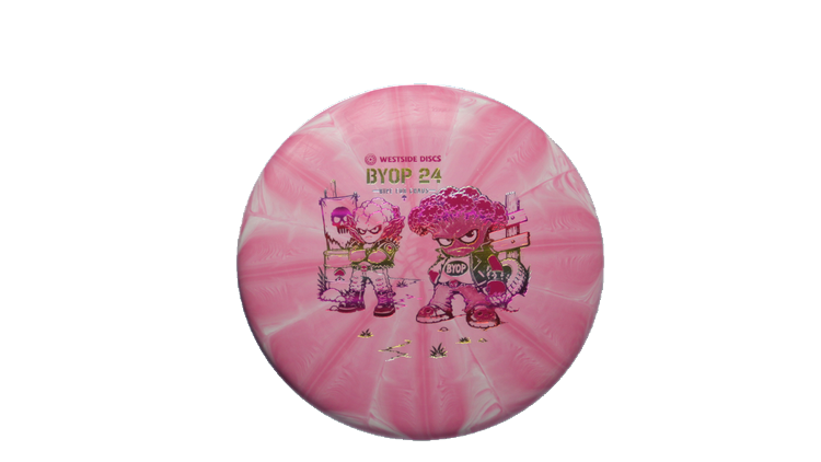 Westside Discs 2026 BYOP Toxic Crowns BT Medium Burst Maiden Putter Front View
