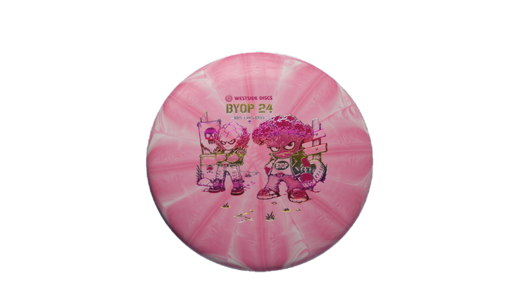 Westside Discs 2026 BYOP Toxic Crowns BT Medium Burst Maiden Putter Front View