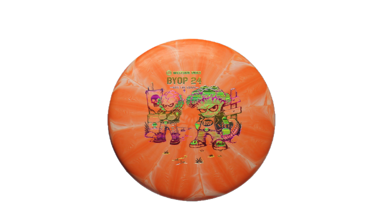 Westside Discs 2026 BYOP Toxic Crowns BT Medium Burst Maiden Putter Front View
