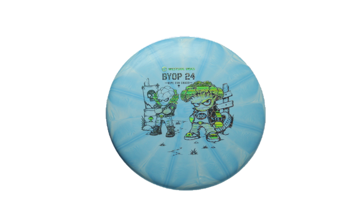 Westside Discs 2026 BYOP Toxic Crowns BT Medium Burst Maiden Putter Front View