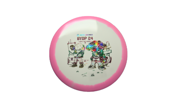 Westside Discs 2026 BYOP Toxic Crowns Tournament Orbit Pine Midrange Front View