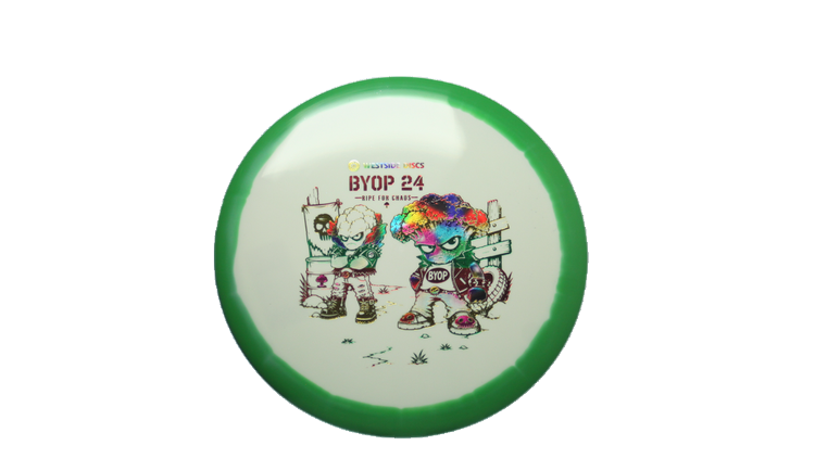 Westside Discs 2026 BYOP Toxic Crowns Tournament Orbit Pine Midrange Front View