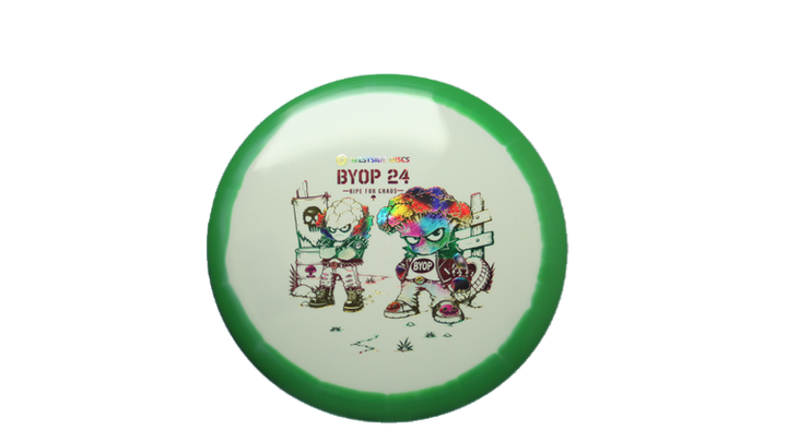 Westside Discs 2026 BYOP Toxic Crowns Tournament Orbit Pine Midrange Front View