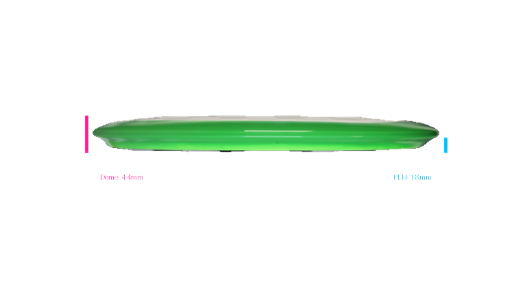 Westside Discs 2026 BYOP Toxic Crowns Tournament Orbit Pine Midrange Profile View