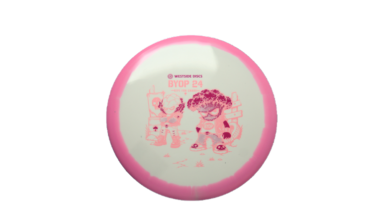 Westside Discs 2026 BYOP Toxic Crowns Tournament Orbit Pine Midrange Front View