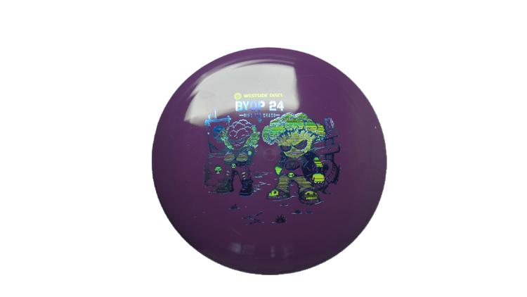 Westside Discs 2026 BYOP Toxic Crowns Tournament Orbit Underworld Fairway Driver Front View