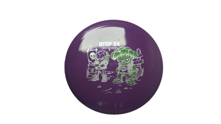 Westside Discs 2026 BYOP Toxic Crowns Tournament Orbit Underworld Fairway Driver Front View