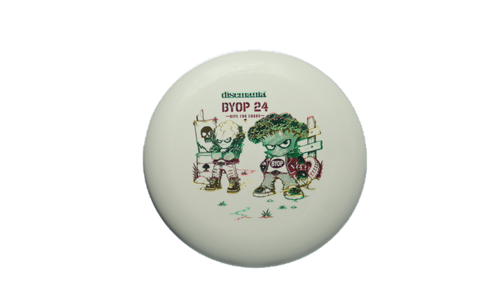 Discmania 2026 BYOP Toxic Crowns Flex 2 D-Line P1X Putter Front View