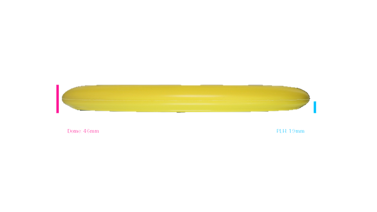 Discmania 2026 BYOP Toxic Crowns Flex 2 D-Line P1X Putter Profile View