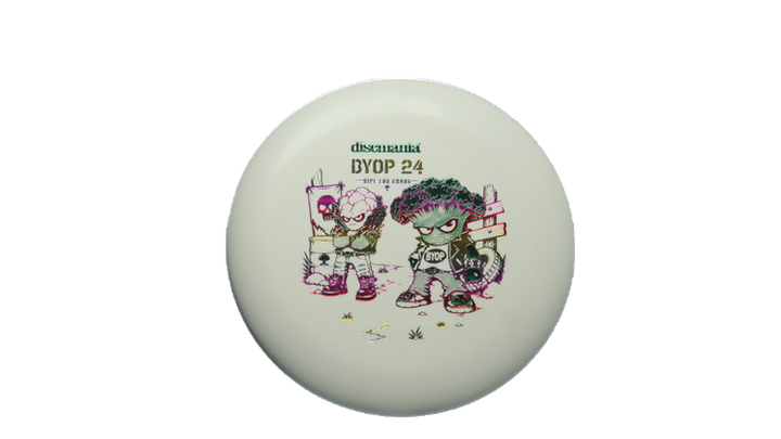 Discmania 2026 BYOP Toxic Crowns Flex 2 D-Line P1X Putter Front View
