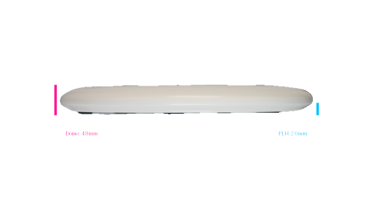 Discmania 2026 BYOP Toxic Crowns Flex 2 D-Line P1X Putter Profile View