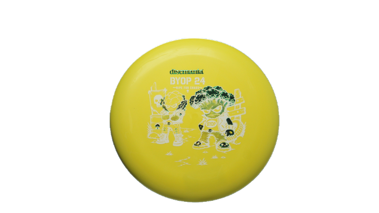 Discmania 2026 BYOP Toxic Crowns Flex 2 D-Line P1X Putter Front View