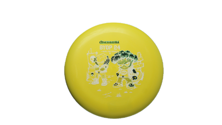 Discmania 2026 BYOP Toxic Crowns Flex 2 D-Line P1X Putter Front View