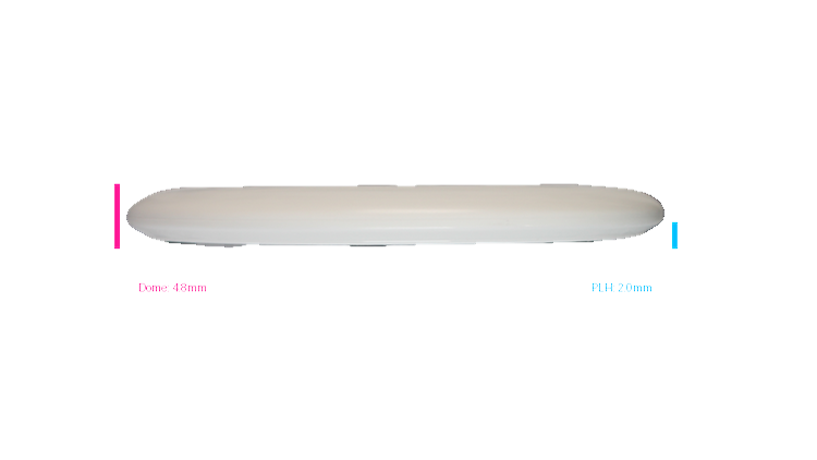 Discmania 2026 BYOP Toxic Crowns Flex 2 D-Line P1X Putter Profile View