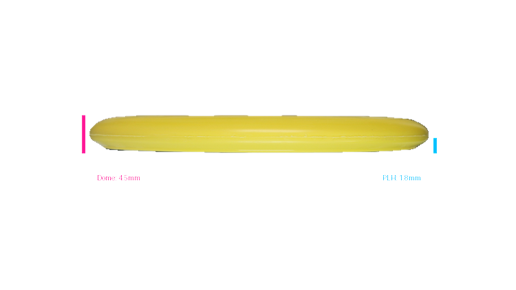 Discmania 2026 BYOP Toxic Crowns Flex 2 D-Line P1X Putter Profile View