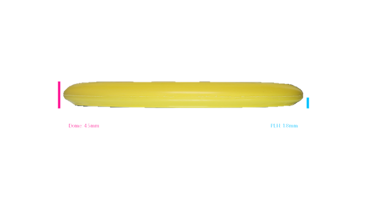 Discmania 2026 BYOP Toxic Crowns Flex 2 D-Line P1X Putter Profile View