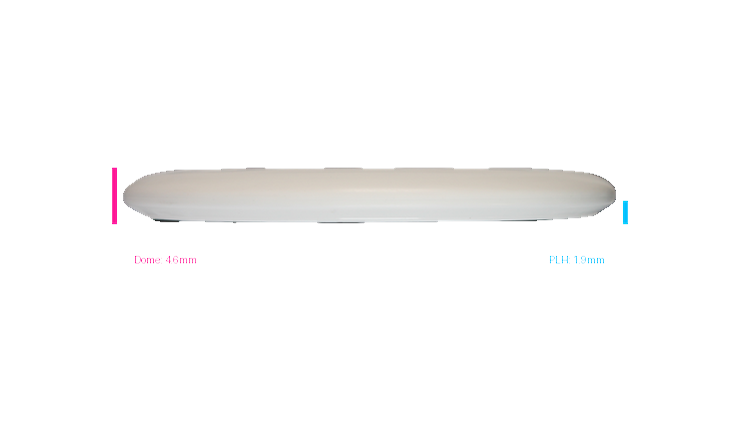 Discmania 2026 BYOP Toxic Crowns Flex 2 D-Line P1X Putter Profile View