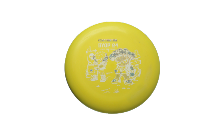 Discmania 2026 BYOP Toxic Crowns Flex 2 D-Line P1X Putter Front View