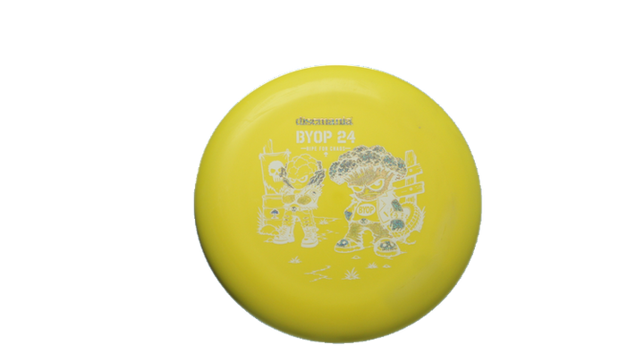 Discmania 2026 BYOP Toxic Crowns Flex 2 D-Line P1X Putter Front View