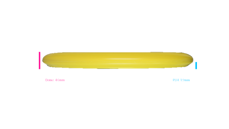 Discmania 2026 BYOP Toxic Crowns Flex 2 D-Line P1X Putter Profile View