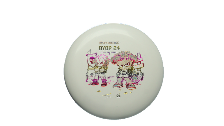 Discmania 2026 BYOP Toxic Crowns Flex 2 D-Line P1X Putter Front View