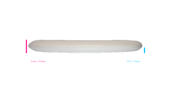 Discmania 2026 BYOP Toxic Crowns Flex 2 D-Line P1X Putter Profile View