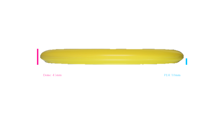 Discmania 2026 BYOP Toxic Crowns Flex 2 D-Line P1X Putter Profile View