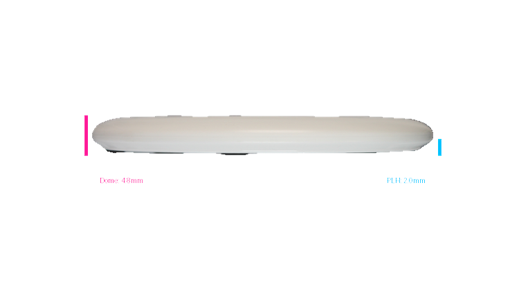 Discmania 2026 BYOP Toxic Crowns Flex 2 D-Line P1X Putter Profile View