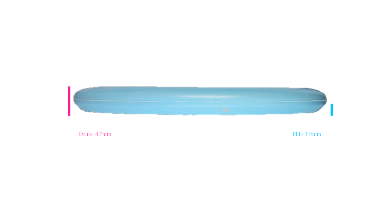 Discmania 2026 BYOP Toxic Crowns Flex 2 Swirl D-Line P2 Putter Profile View