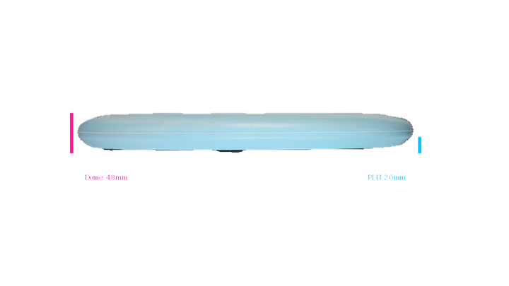 Discmania 2026 BYOP Toxic Crowns Flex 2 Swirl D-Line P2 Putter Profile View