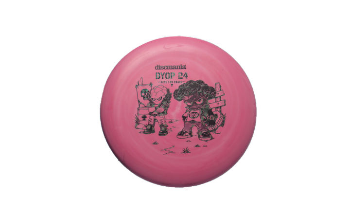 Discmania 2026 BYOP Toxic Crowns Flex 2 Swirl D-Line P2 Putter Front View