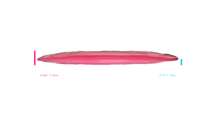 Discmania 2026 BYOP Toxic Crowns Swirl S-Line DD1 Distance Driver Profile View