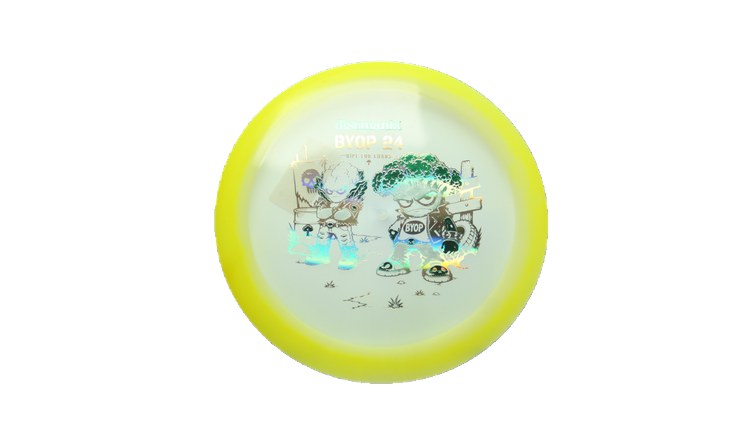 Discmania 2026 BYOP Toxic Crowns Glow Horizon C-Line DD1 Distance Driver Front View