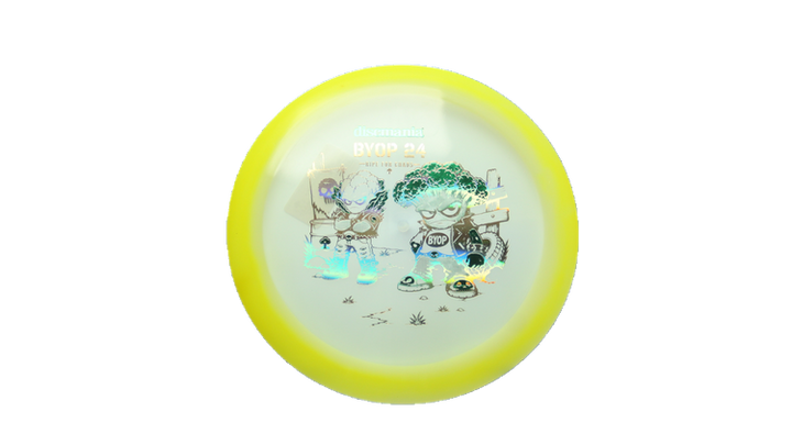 Discmania 2026 BYOP Toxic Crowns Glow Horizon C-Line DD1 Distance Driver Front View